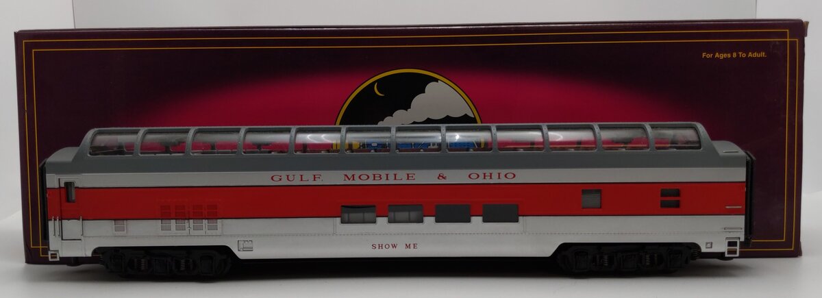 MTH 20-6784 GMO 70'' ABS Full Length Vista Dome Passenger Car EX/Box
