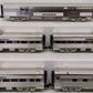 MTH 20-65133 O Burlington 70' Streamlined Ribbed Sided Passenger Set (Set of 5) EX/Box