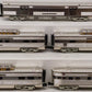 MTH 20-65133 O Burlington 70' Streamlined Ribbed Sided Passenger Set (Set of 5) EX/Box