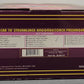 MTH 20-69115 O SF 70' Streamlined Baggage/Coach Ribbed Passenger Cars (Set of 2) LN/Box