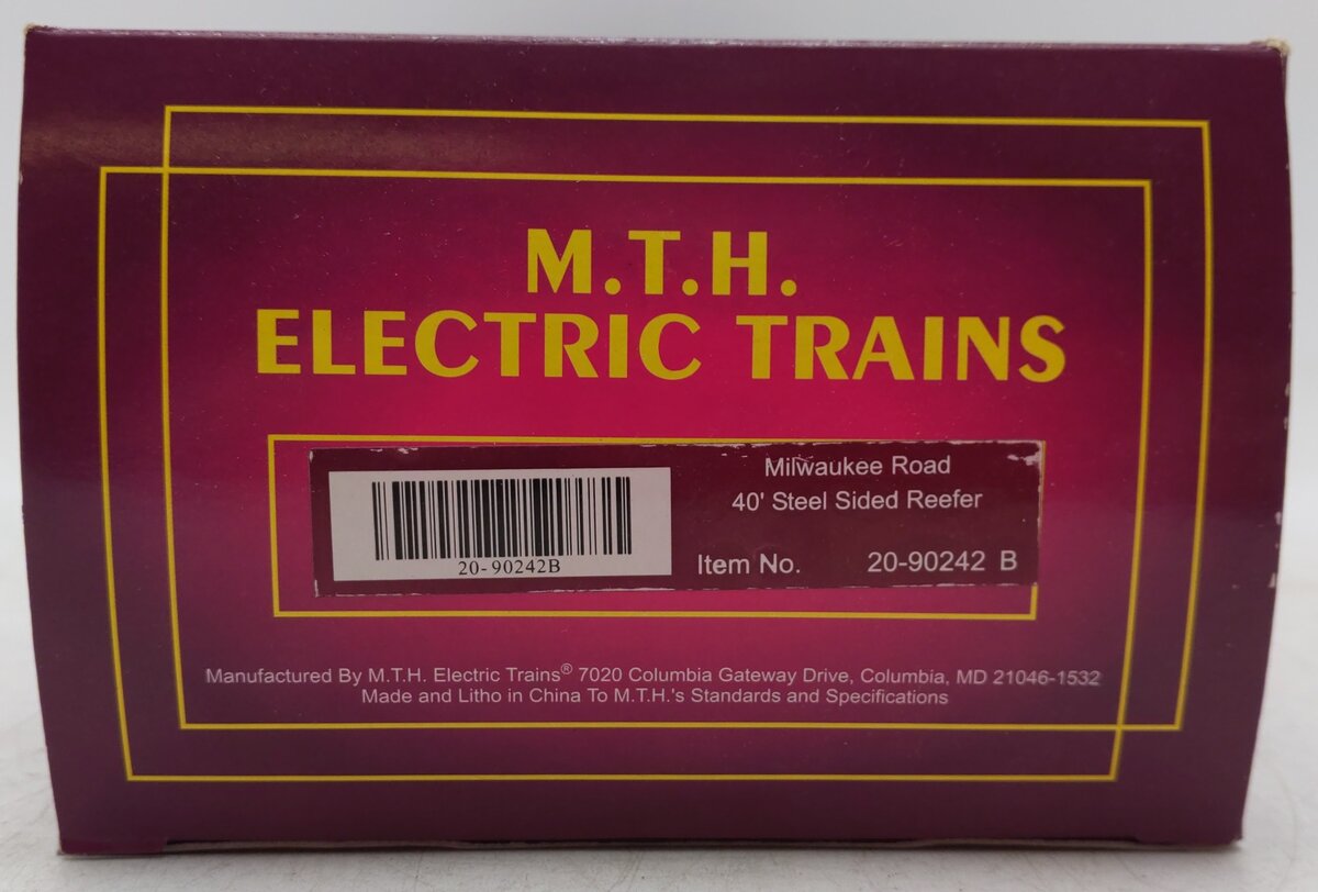 MTH 20-90242B O Gauge The Milwaukee Road Refrigerator Car #4315 EX/Box