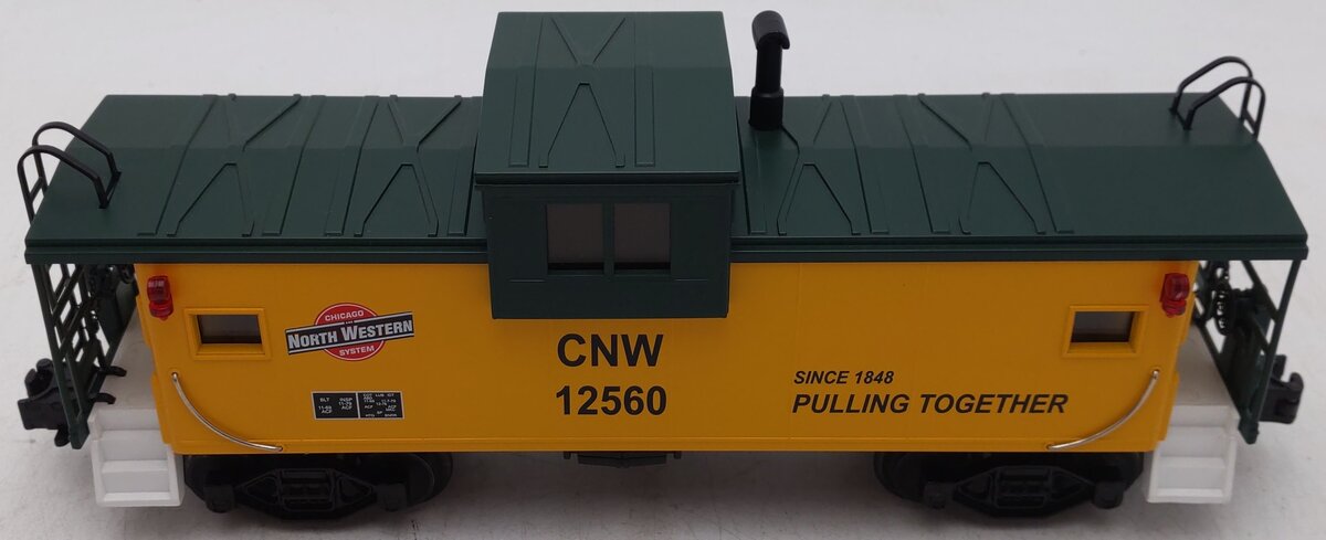 MTH 20-91011 O Gauge Chicago and Northwestern Extended Vision Caboose #12560 EX/Box