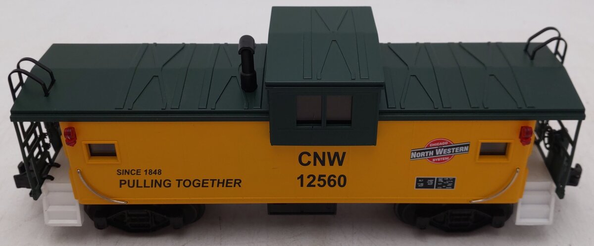 MTH 20-91011 O Gauge Chicago and Northwestern Extended Vision Caboose #12560 EX/Box