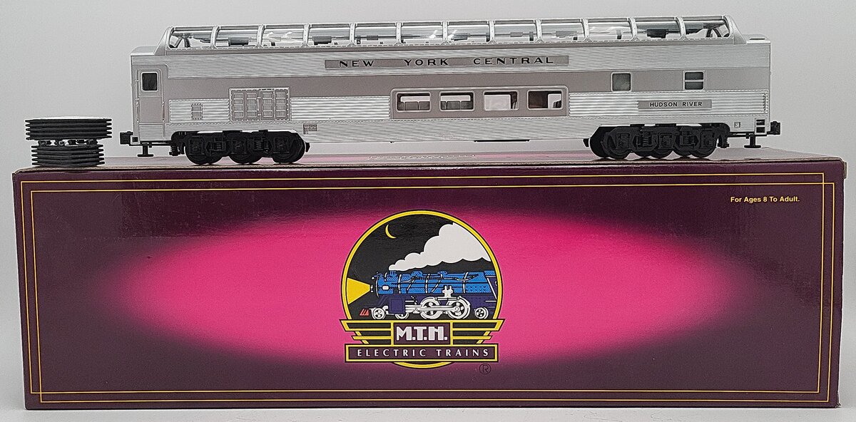 MTH 20-6768 O Gauge New York Central "Hudson River" Vista Dome Car VG/Box