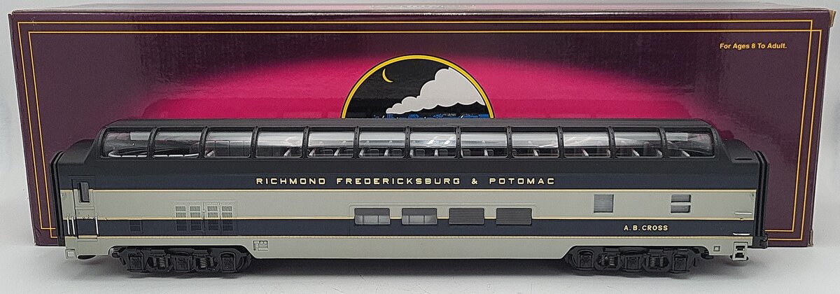 MTH 20-6777 O RF&P Vista Dome Passenger Car EX/Box
