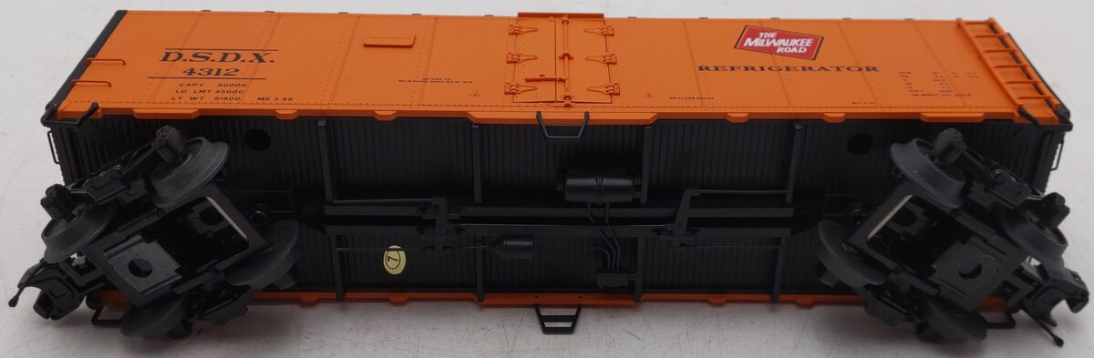 MTH 20-90241 B O Gauge Milwaukee Road 40' Steel Sided Reefer #4312 EX/Box