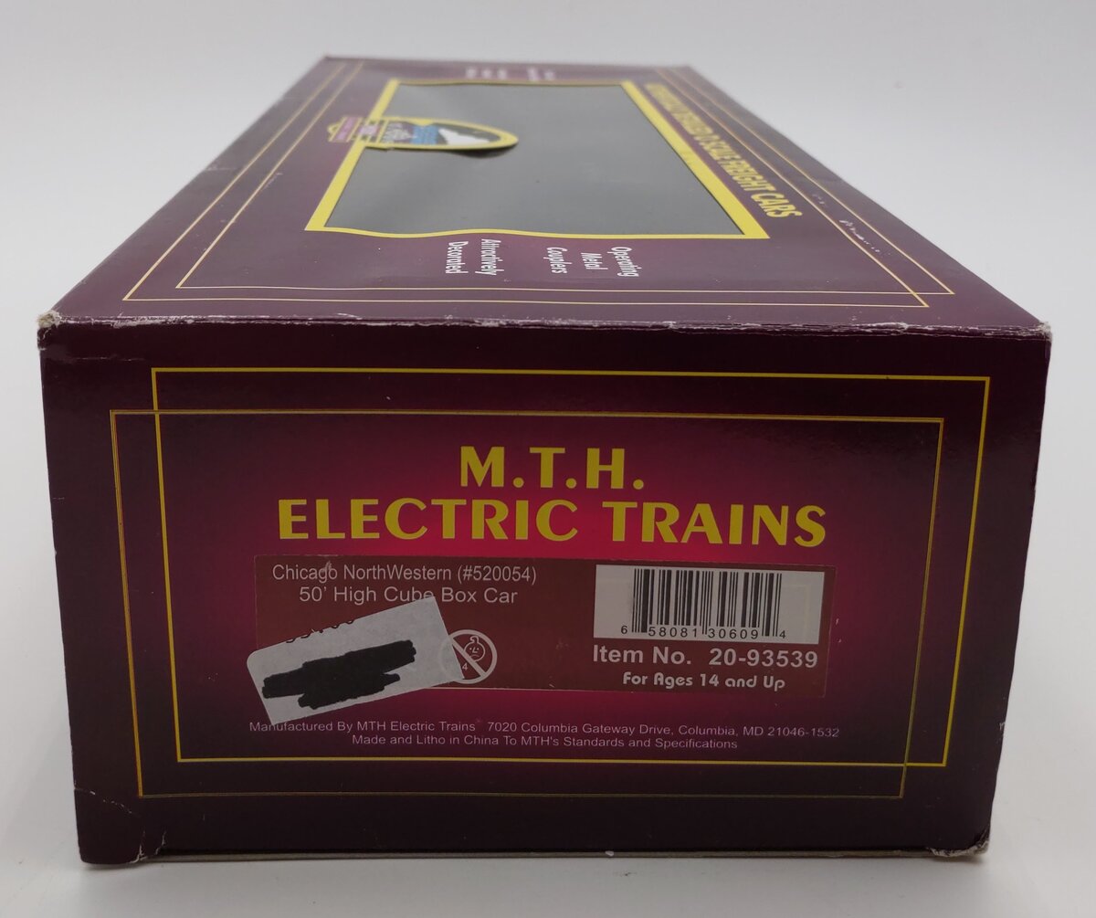 MTH 20-93539 O CNW 50' Hi-Cube Boxcar #520054 LN/Box