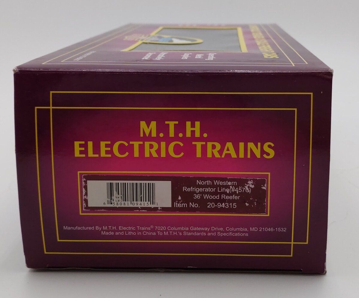 MTH 20-94315 North Western Wood Reefer #4574 LN/Box