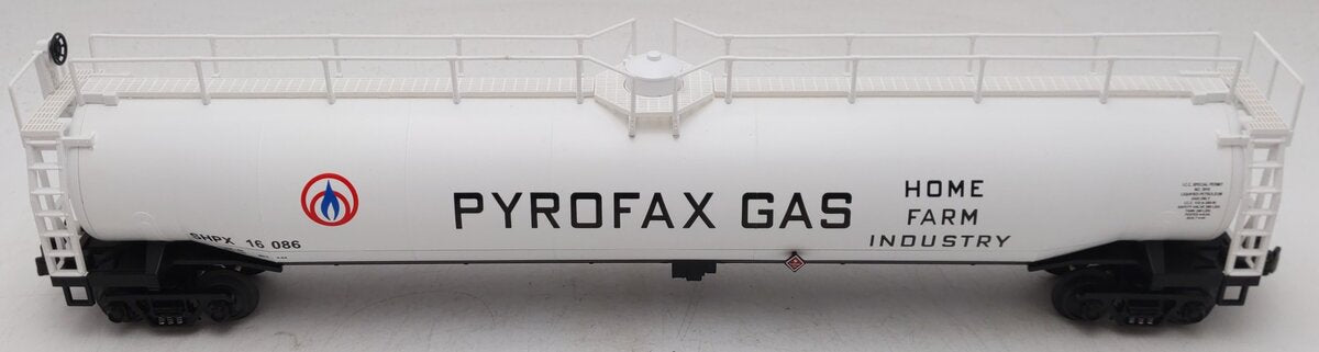 MTH 20-96007 O Pyrofax Gas 33K Gallon Tank Car #16086 EX/Box