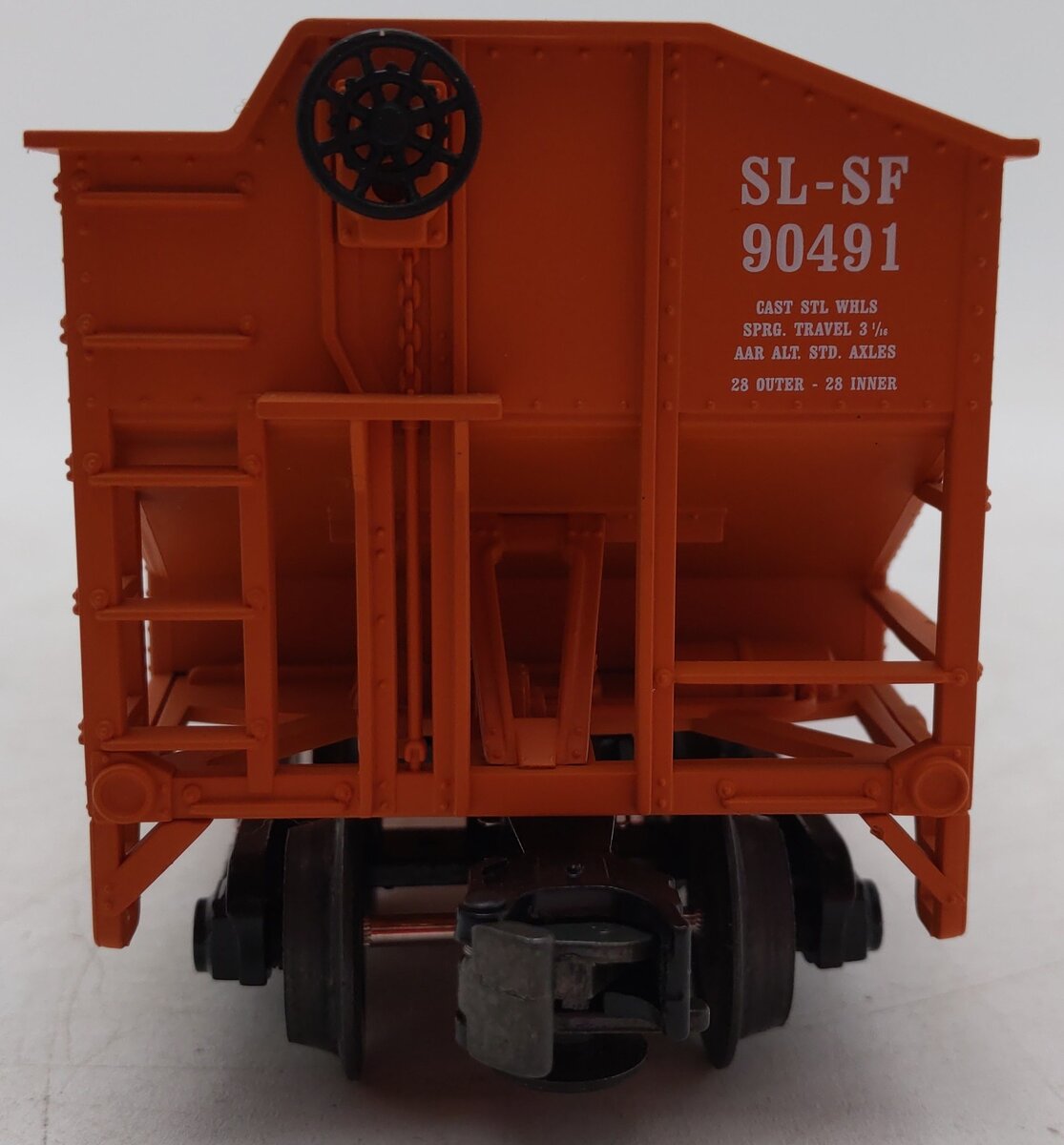 MTH 20-97415 O Frisco Premier 2-Bay Offset Hopper Car with Coal Load #90491 EX/Box