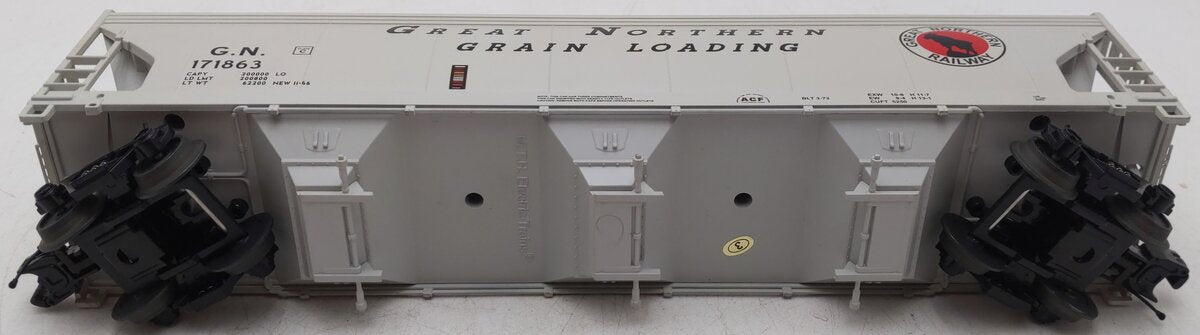 MTH 20-97595 O Gauge Great Northern 3-Bay Centerflow Hopper #171863 EX/Box