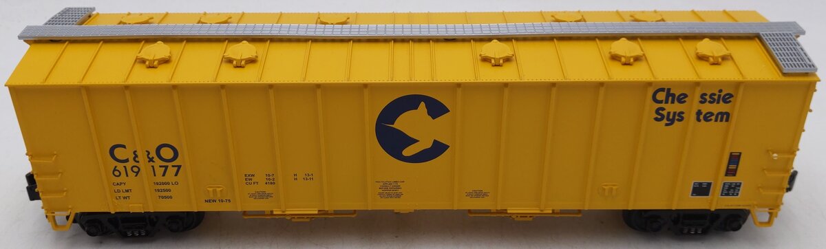 MTH 20-97511 O Chessie 50‘ Airslide Hopper Car #619177 EX/Box