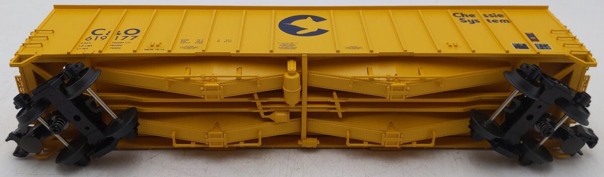 MTH 20-97511 O Chessie 50‘ Airslide Hopper Car #619177 EX/Box