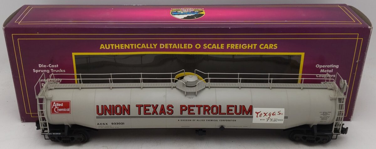 MTH 20-96013 O Gauge Union Texas 33K Gallon Tank Car #933019 VG/Box