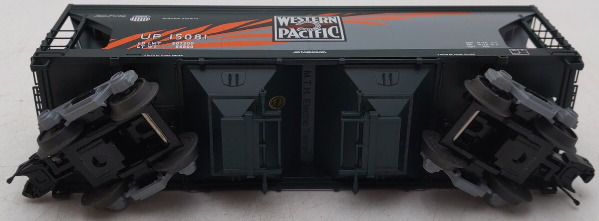 MTH 20-97653 O Western Pacific 2-Bay Centerflow Hopper #15081 EX/Box