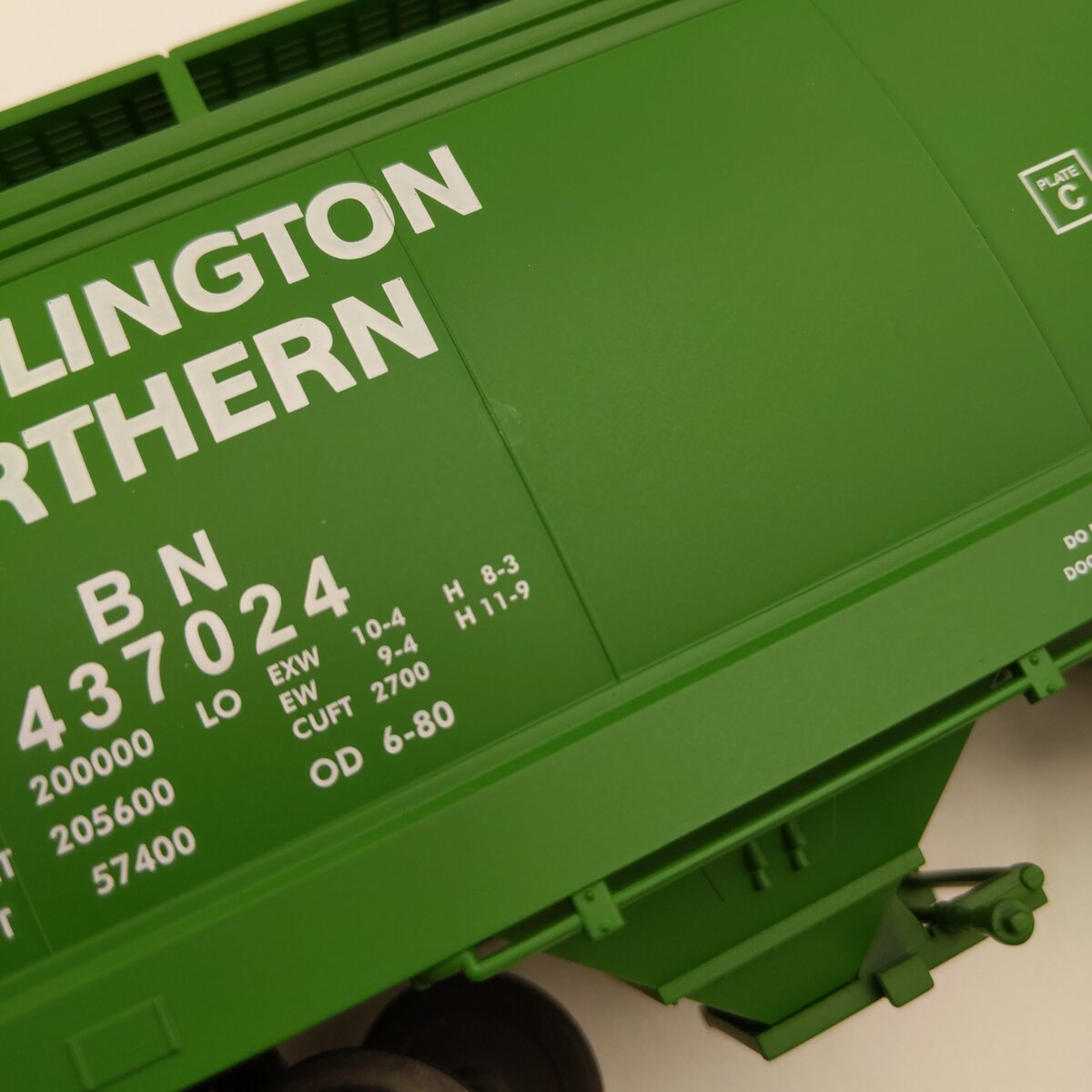 MTH 20-97520 Burlington Northern 2-Bay Hopper LN/Box