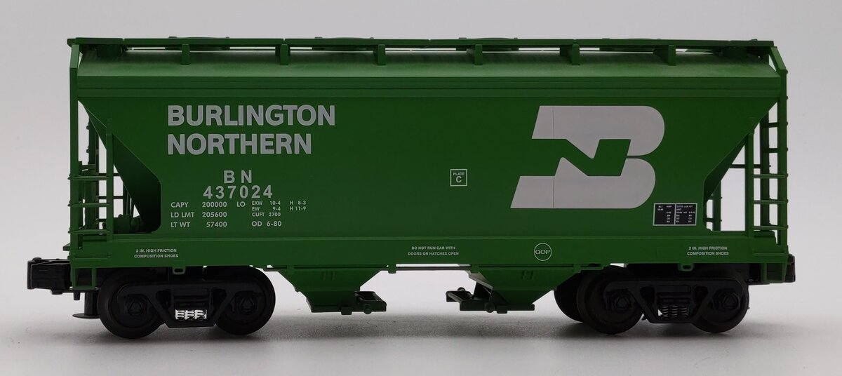 MTH 20-97520 Burlington Northern 2-Bay Hopper LN/Box