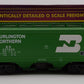 MTH 20-97520 Burlington Northern 2-Bay Hopper LN/Box