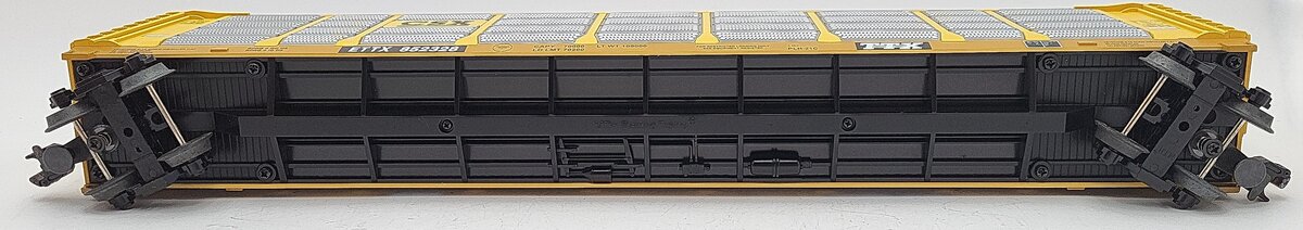MTH 20-98257 O CSX Corrugated Auto Carrier #852328 EX/Box