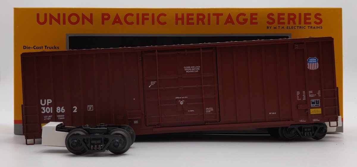 MTH 20-2774A O Union Pacific 50' High Cube Boxcar #301862/Box