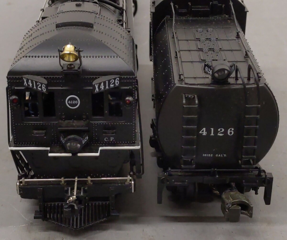 MTH 20-3125-1 O Southern Pacific AC-6 Cab-Forward Steam Engine & Tender w/PS1 EX/Box