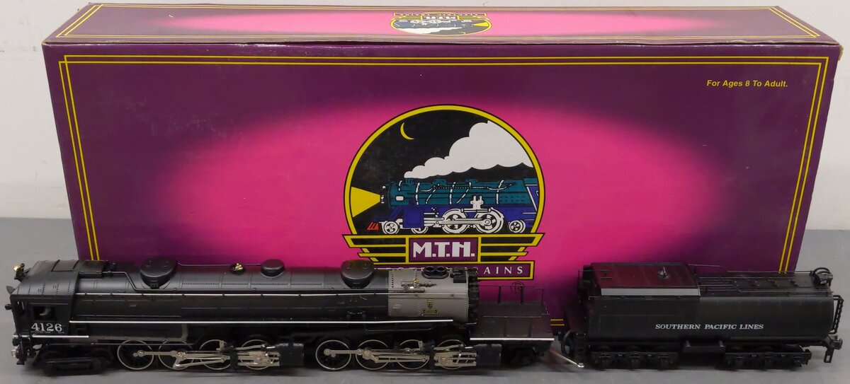 MTH 20-3125-1 O Southern Pacific AC-6 Cab-Forward Steam Engine & Tender w/PS1 EX/Box
