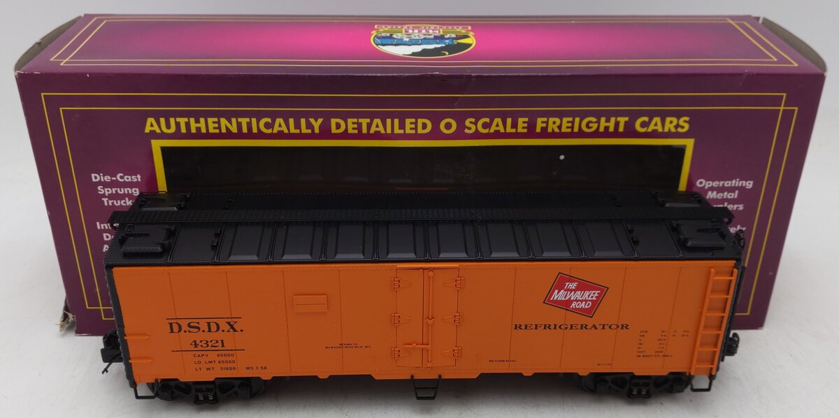 MTH 20-90242E Milwaukee Road 40' Steel Sided Reefer EX/Box