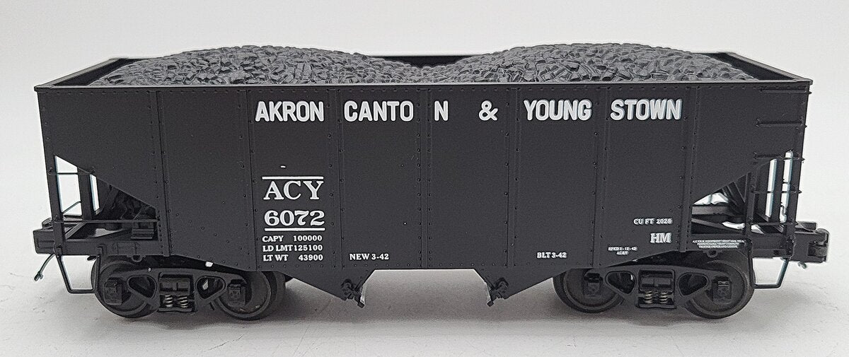 MTH 20-97205 AC&Y 2-Bay Fish Belly Hopper #6072 LN/Box