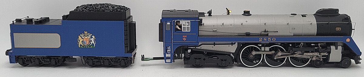 MTH 20-3315-1 CP Royal Hudson 4-6-4 Steam Loco #2850 w/PS2 (Hi-Rail Wheels) EX/Box