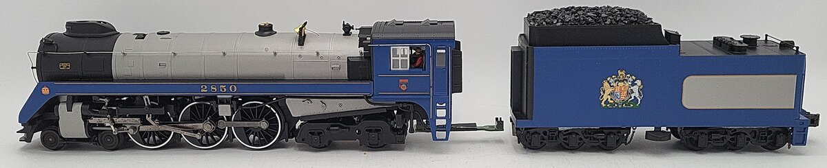 MTH 20-3315-1 CP Royal Hudson 4-6-4 Steam Loco #2850 w/PS2 (Hi-Rail Wheels) EX/Box