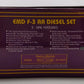 MTH 20-2090-1 EMD F-3 AA Diesel Engine Set w/PS1 #752/754 EX/Box