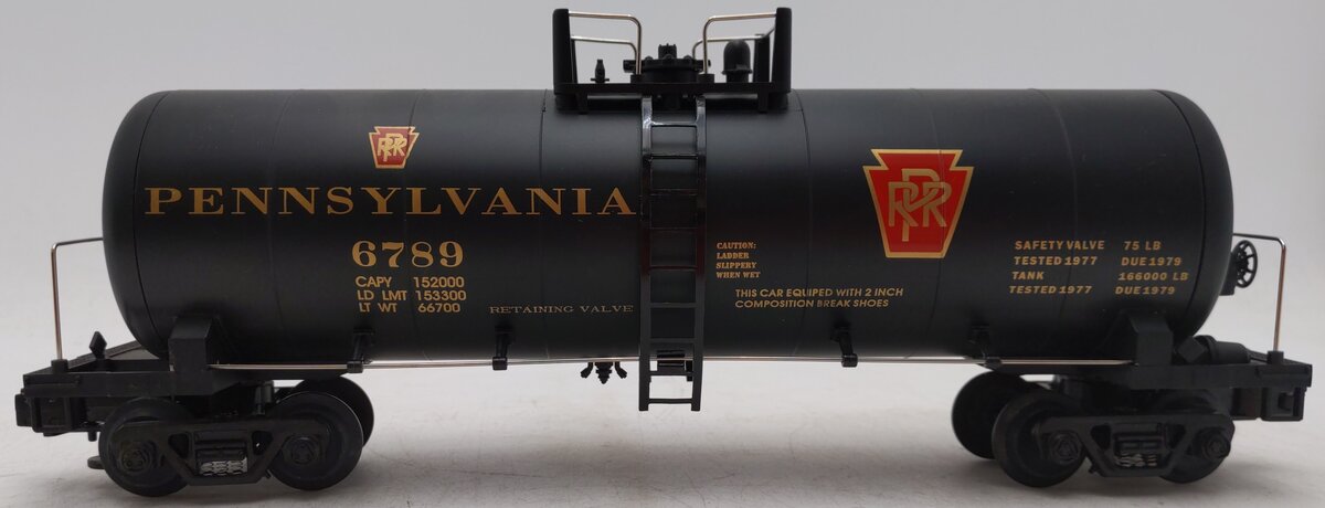 MTH 20-9204 O Pennsylvania Unibody Tank Car #6789 EX/Box