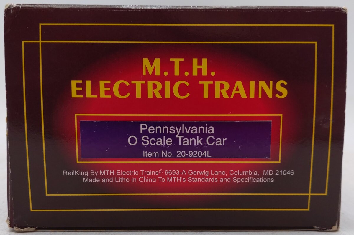 MTH 20-9204 O Pennsylvania Unibody Tank Car #6789 EX/Box