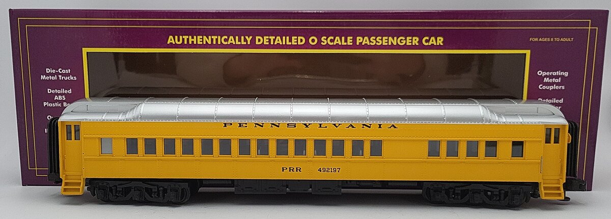 MTH 20-90005A O Gauge Pennsylvania 70' Madison Diner Pasenger Car #492197 EX/Box