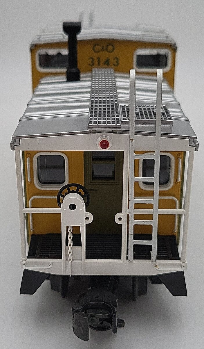 MTH 20-90012F O Gauge Chessie Extended Vision Caboose #3143 EX/Box