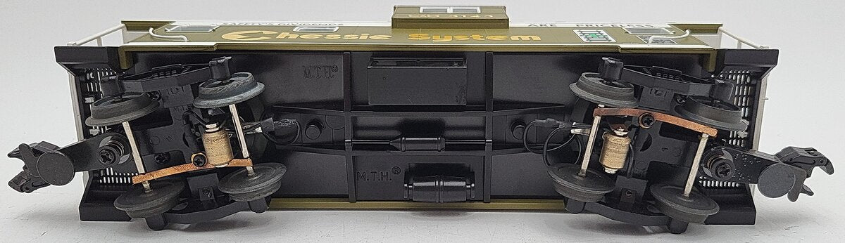 MTH 20-90012F O Gauge Chessie Extended Vision Caboose #3143 EX/Box