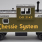 MTH 20-90012F O Gauge Chessie Extended Vision Caboose #3143 EX/Box