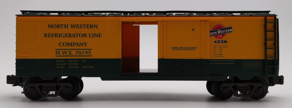 MTH 20-9403 O Gauge Chicago & North Western Refrigerator Car #70193 EX/Box