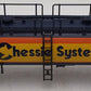 MTH 20-90012A O Gauge Chessie System C&O 20K 4-Compartment Tank Car #159585 EX/Box