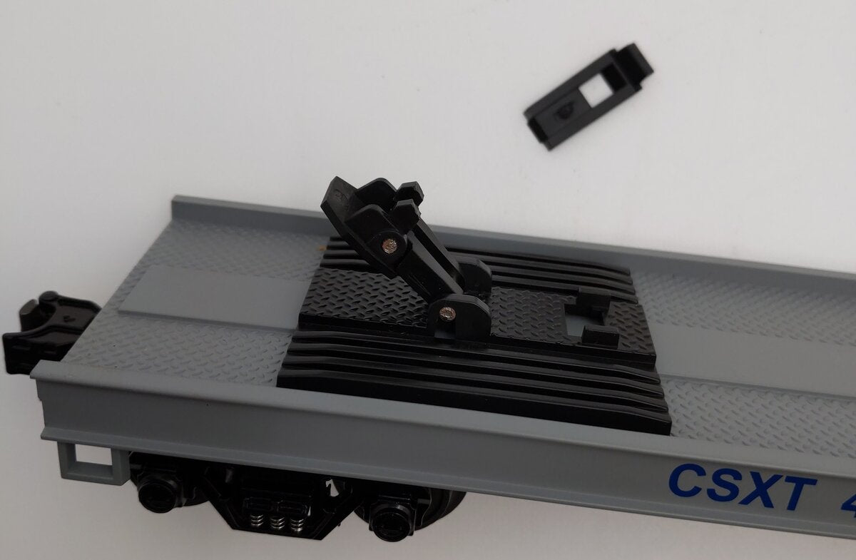 MTH 20-90019D O Gauge CSX Flatcar with Trailer #400780 EX/Box