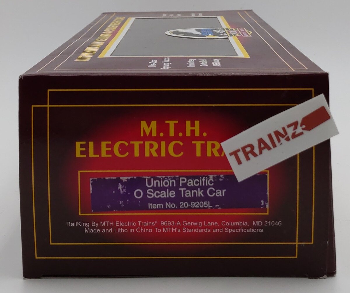 MTH 20-9205 O Gauge Union Pacific Unibody Tank Car #67890 LN/Box