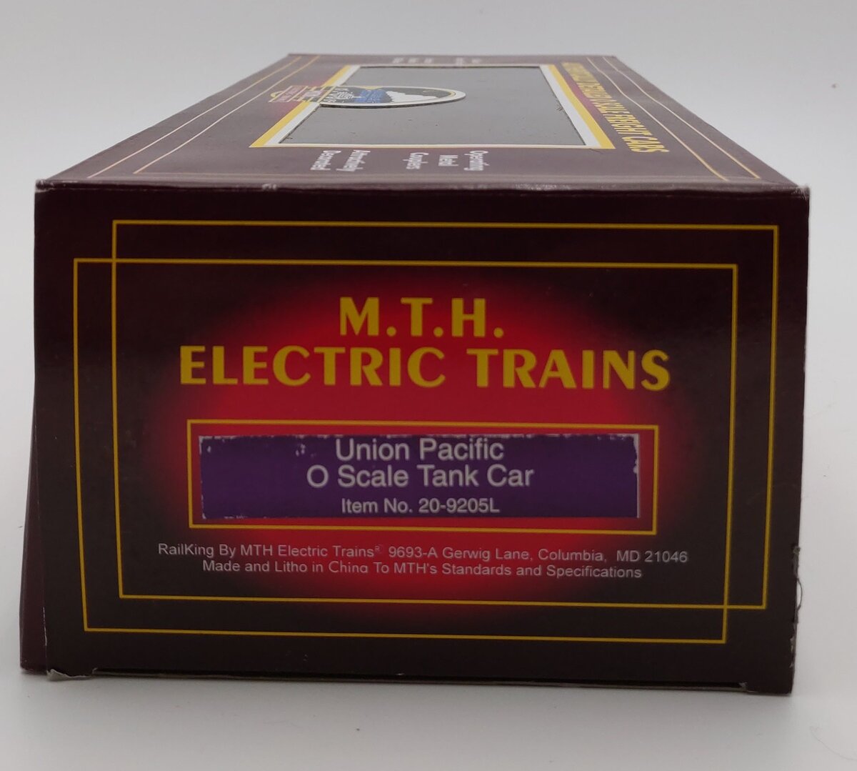 MTH 20-9205 O Gauge Union Pacific Unibody Tank Car #67890 LN/Box