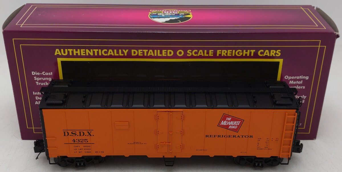MTH 20-90241F O Milwaukee Road 40' Steel Sided Reefer #4325 EX/Box