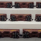 Right-of-Way O Gauge Union Pacific 2 Bay Hopper Cars 10-Car Set VG/Box