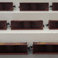 Right-of-Way O Gauge Union Pacific 2 Bay Hopper Cars 10-Car Set VG/Box
