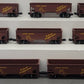Right-of-Way O Gauge Union Pacific 2 Bay Hopper Cars 10-Car Set VG/Box
