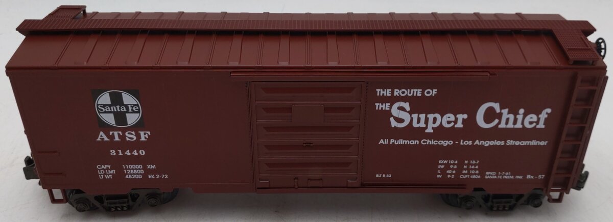MTH 20-9303 O Gauge Santa Fe "Super Chief" Boxcar #31440 EX/Box