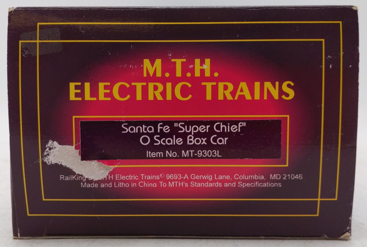 MTH 20-9303 O Gauge Santa Fe 