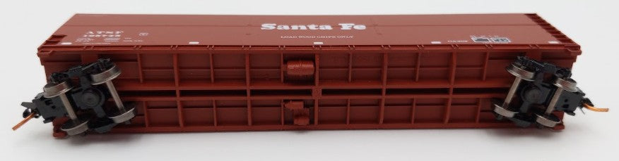 Deluxe Innovations 17010 N Scale Santa Fe Smooth Side Woodchip Car #165745 EX/Box