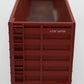 Deluxe Innovations 17010 N Scale Santa Fe Smooth Side Woodchip Car #165745 EX/Box